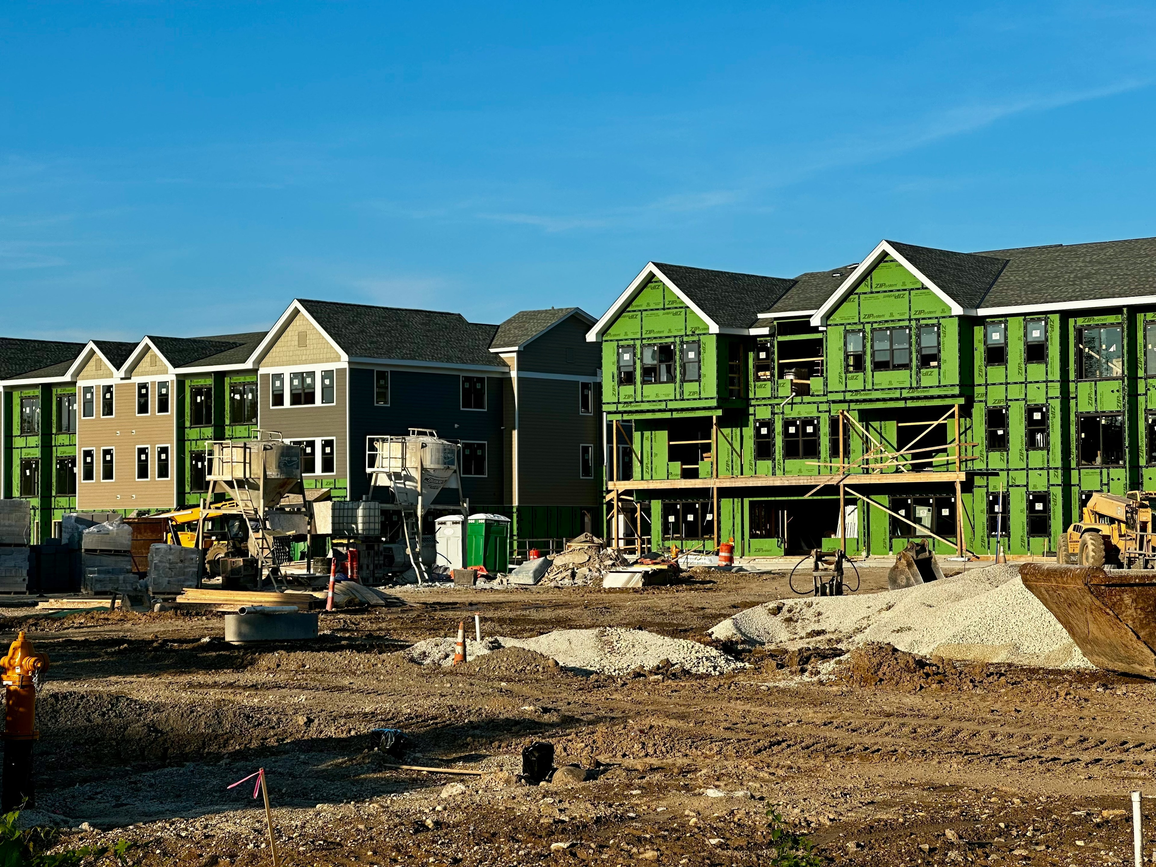 Beautiful modern home exterior